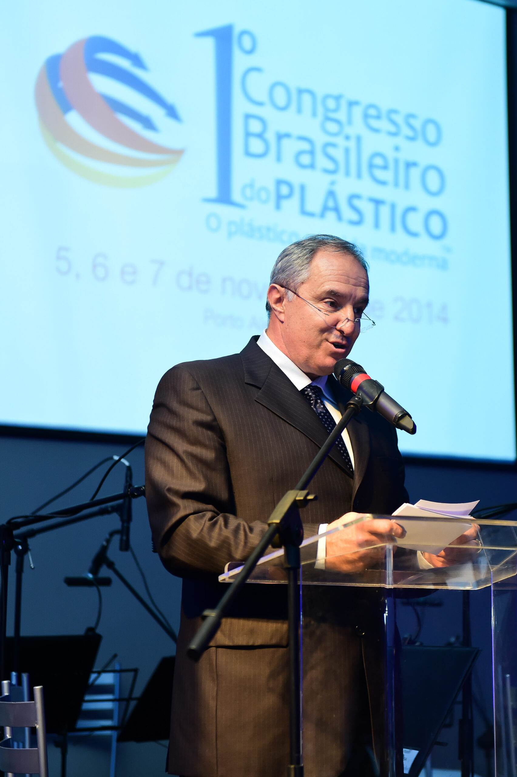 Porto Alegre-RS; 05/11/2014; Evento na Casa Vetro de lançamento do Primeiro Congresso Brasileiro do Plástico, realizado nos dias 05, 06 e 07 de novembro na FIERGS em Porto Alegre. Foto: Vinícius Costa/ Agência Preview