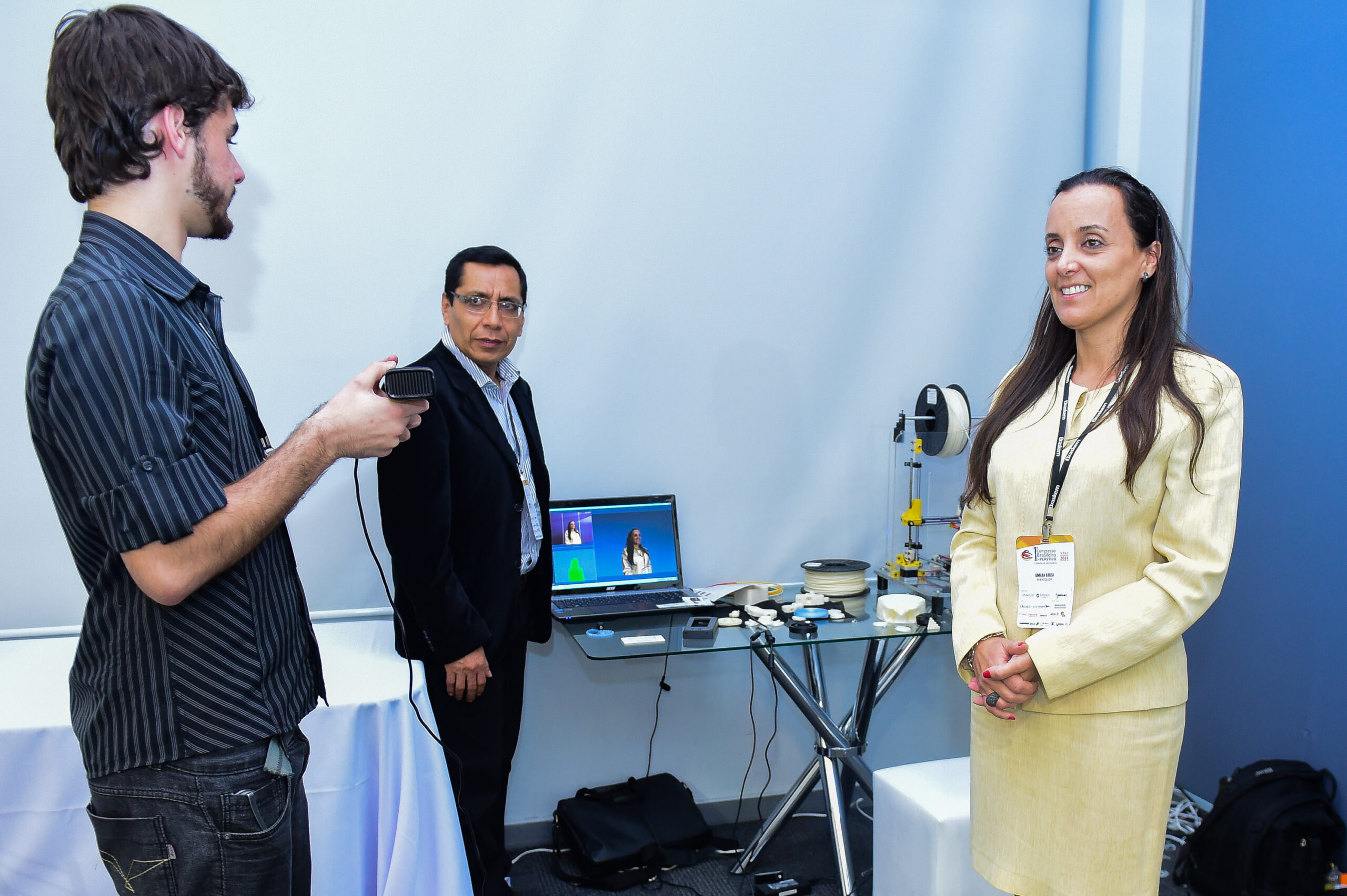 Porto Alegre-RS; 06/11/2014; Primeiro Congresso Brasileiro do Plástico, realizado nos dias 05, 06 e 07 de novembro na FIERGS em Porto Alegre. Foto: Vinícius Costa/ Agência Preview