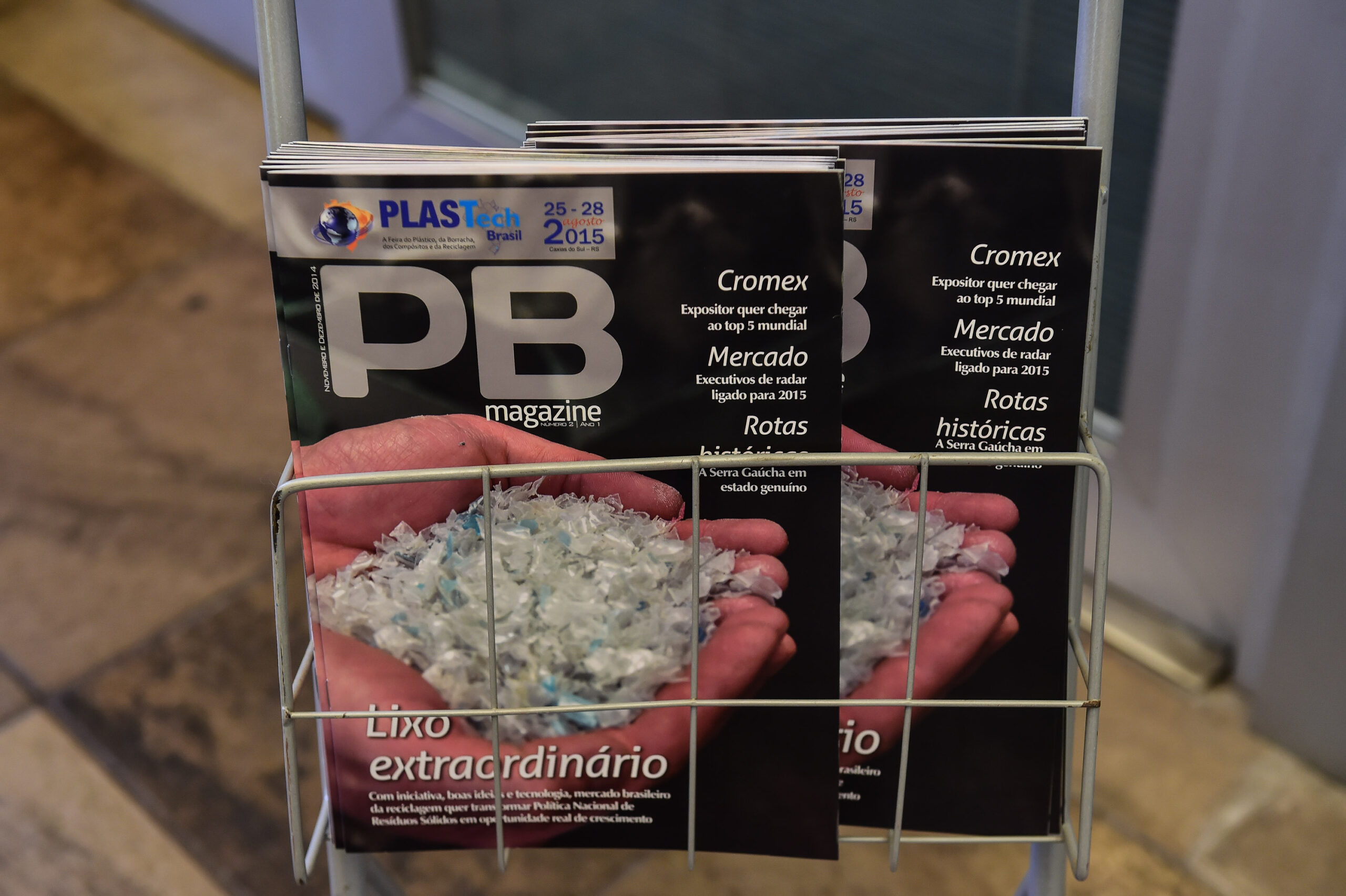 Porto Alegre-RS; 06/11/2014; Primeiro Congresso Brasileiro do Plástico, realizado nos dias 05, 06 e 07 de novembro na FIERGS em Porto Alegre. Foto: Vinícius Costa/ Agência Preview
